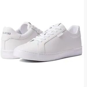 Coach A Minimalist Favorite Lowline Optic White Low Top Leather Sneakers 10